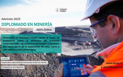 Dimin USACH inicia admisión para quinta versión del Diplomado en Minería